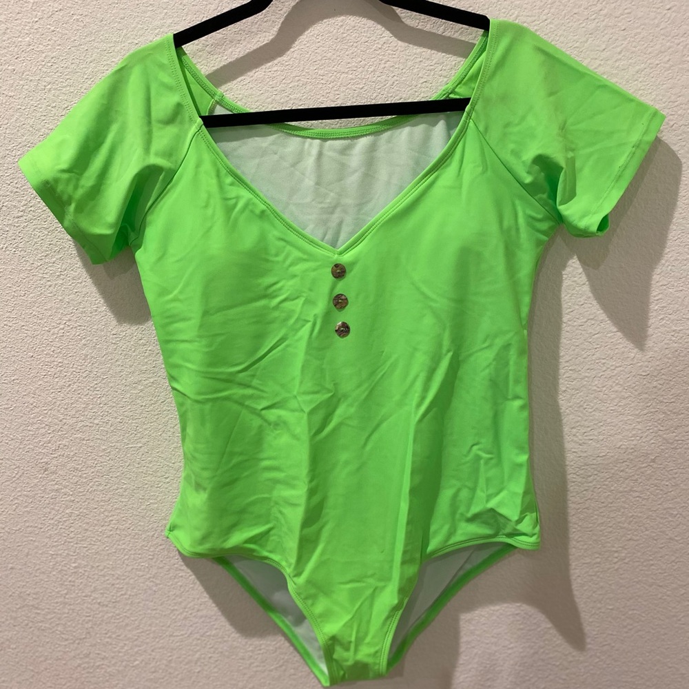 Asos neon swimsuit 1XL